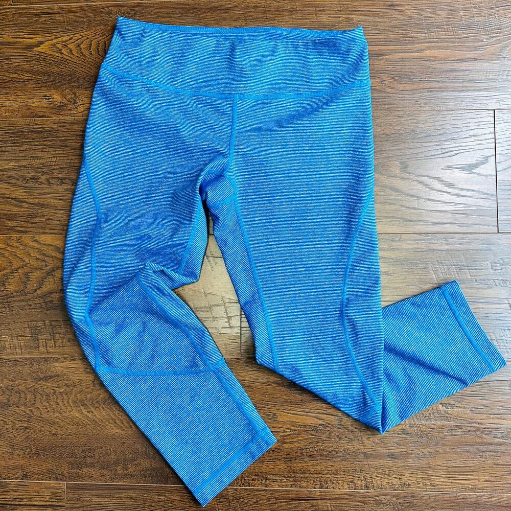 Zella Leggings WMNS SP Blue Heathered High Rise Stretch Athleisure Activewear